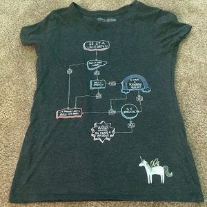 Shirt light grey 10/12 girls